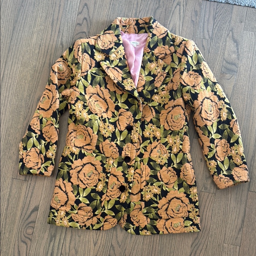 Floral Patterned Women's Jacket